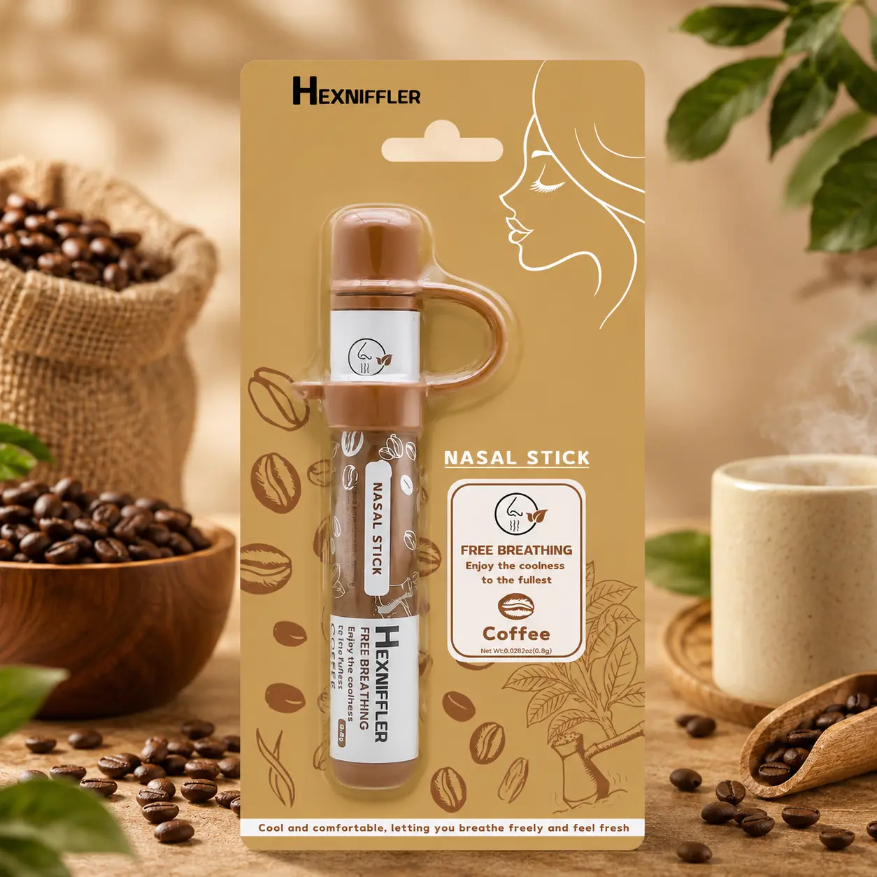 HEXNIFFLER Nasal Inhaler - Breath Refresher, Sensory Awakener for Nasal & Oral Care