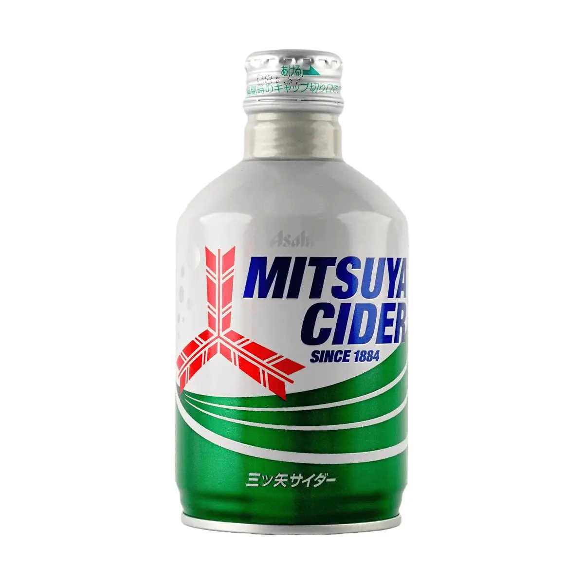 ASAHI Japan Mitsuya Cider Soda Drink - 300ml Canned Sparkling Japanese Ramune Flavor