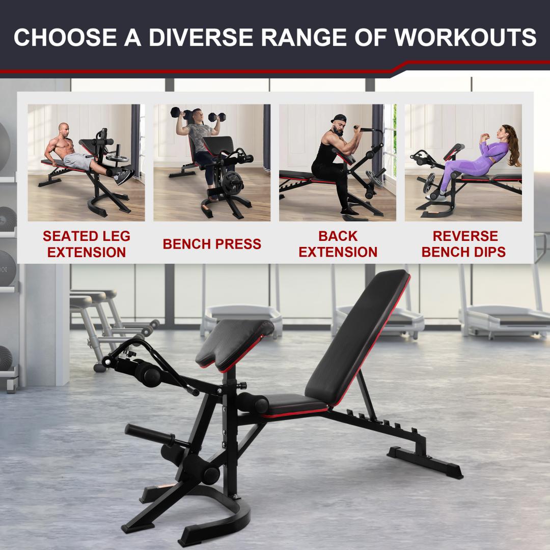 --Only Supports Self Pickup--Adjustable Weight Bench Combo, Bench Press Combo, Home Gym Weight Bench With Squat Rack, Leg Extensions, Teacher Curls And Weight Storage # Douyin Recommends For You # Douyin Made Me Buy It # Food Videos # Home Supplies # Tren