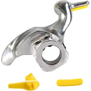 ZIMISI Car Tire Changer Duck Head, Cast Steel Tire Changer Machine Tool with 1 Pair Rim Protector Pads, 30mm/1.2 inch Tire Mounting Tools Replacement Accessories for Most Cars