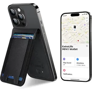 ExtreLife for MagSafe Wallet with Apple Find My（only IOS), 8-Card Holder, Adjustable Stand, Magnetic Wallet for iPhone 17/16/15/14/13/12 Series, RFID Blocking SummerWins DealsforYouDays