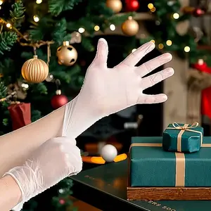 200/300 Disposable Transparent Gloves, Lightweight and Comfortable, Versatile and Smooth Texture, Suitable for Home Cleaning