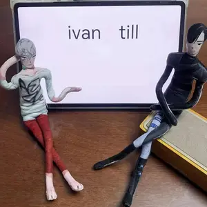 Anime Alien Stage Ivan Till Cosplay Doll Plush Stuffed Dolls Funny Abstract Twistable Shape Room Decoration Figure Accessories