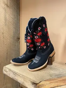 Stephy Boots ( Nobuck Black )