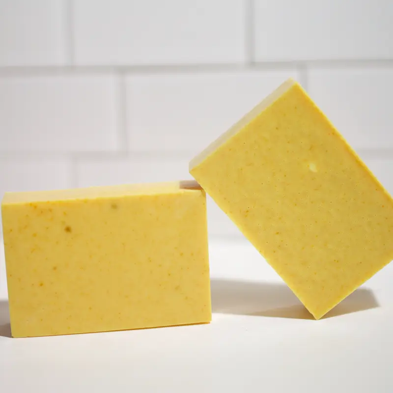 Turmeric & Honey Goat Milk Soap Bar Skincare Moisturizing Shower Daily