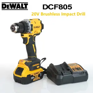 DEWALT DCF805 Drill Driver 1/2 Inch 20V | Brushless 90Nm For Home DIY,Cordless Drill Household Tool Set,Compact Cordless Impact Drill Set,Cordless High-Torque Impact Drill