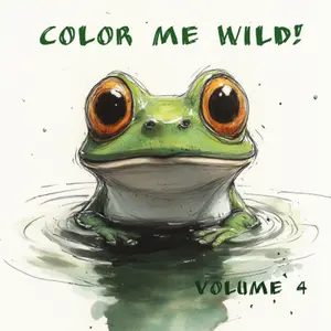 Color Me Wild! Volume 4 - Creatures of the Pacific Northwest by Amazon KDP - 50 Detailed Line Drawings of Real & Surreal PNW Wildlife for Coloring