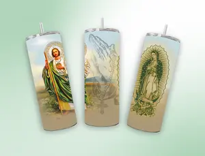 San Judas x Virgen Maria 20 oz tumbler