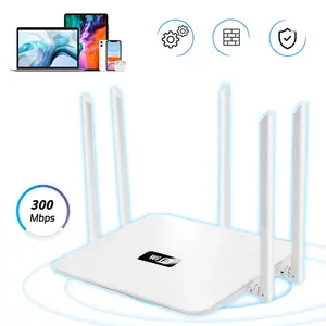 2026 WiFi Router, 2.4GHz 5-Antenna WiFi Router, Long Range Router (5,500 Sq. Ft.), Supports 60 Devices, for Gaming and Home Use, Octa-core CPU, Provides WPA2 Privacy Protection, High Speed WiFi