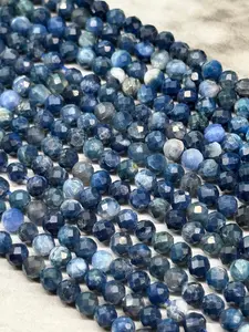 Blue Pietersite Faceted Beads Strand - 4mm