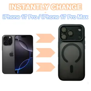 Instantly Change Magnetic Case for iPhone 17 Pro/pro Max, Compatible with iPhone 14-16 Series, Durable & Stylish Design, Protective