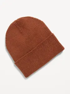 Old Navy Men's Wide-Cuff Ribbed Beanie for Men