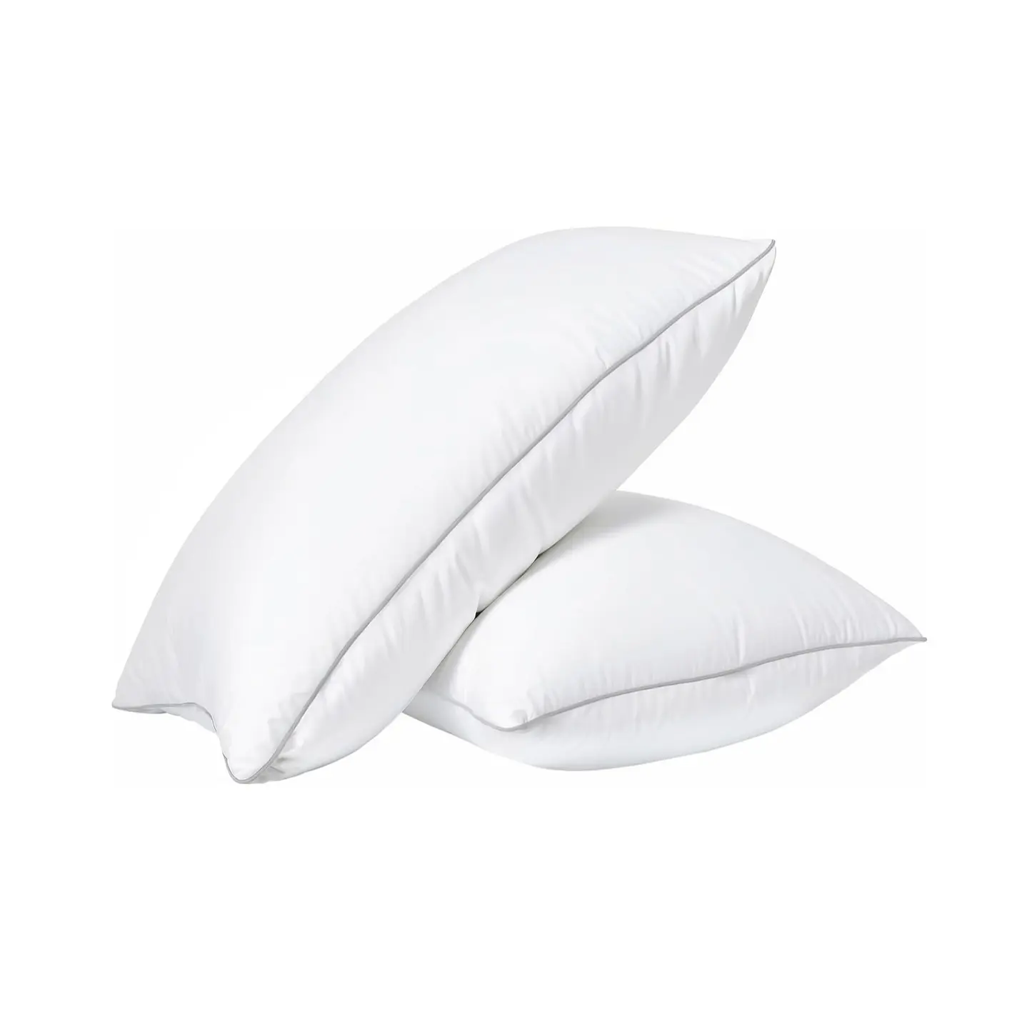 2-Pack Cooling Bed Pillows & Removable Cover for Sleeping Sets, King Size - Adjustable and Washable Bedding Pillow Set for Comfortable Sleep