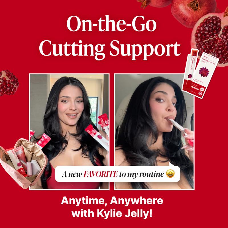 [FOODOLOGY] Coleology Cutting Jelly Balance Daily Diet, Providing Satisfying Fullness, Supports Carbohydrate Metabolism, Promotes Smooth Digestion-1 Pack of 10, Refreshing Pomegranate Flavor Contains Garcinia Cambogia, Chia Seeds Collagen, Hyaluronic Acid