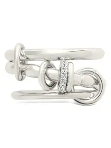 Giovanna CZ Linked Stacking Ring Set