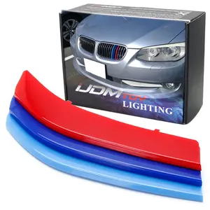 iJDMTOY Exact Fit ///M-Colored Grille Insert Trims For 2011-2013 BMW E92/E93 LCI 3 Series 2-Door Coupe 328i 335i 335is with 13-Beam ONLY