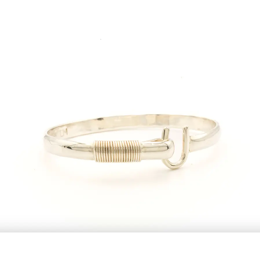 HOOK BRACELET, SILVER, 4MM