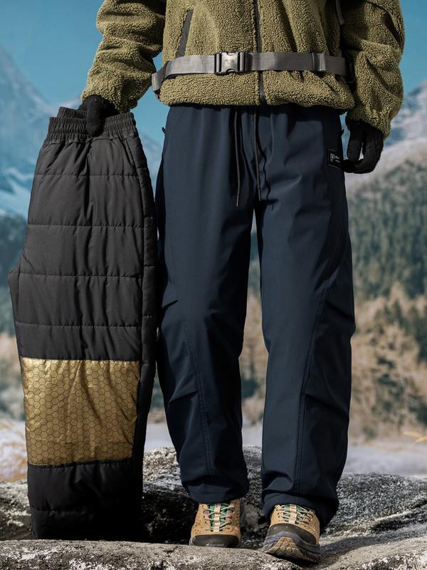 Men's Ultra-Thick Fleece Graphene Heated Winter Ski Pants, Essential Snowboarding Gear, Warm and Comfortable Winter Clothing Men's Ultra-Thick Fleece Graphene Heated Winter Ski Pants, Essential Snowboarding Gear, Warm and Comfortable Winter Clothing