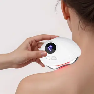 Smart 3-Mode Electric Gua Sha | Heated Face & Neck Massager with Red LED Light  Anti-Aging V-Face Lifting