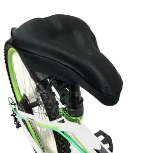 Bicycle Gel Seat Cushion 3D Memory Foam Saddle Cover Wide Comfortable Bike Seat Pad for Men Women Mountain Road Bicycle Cycling Outdoor Riding
