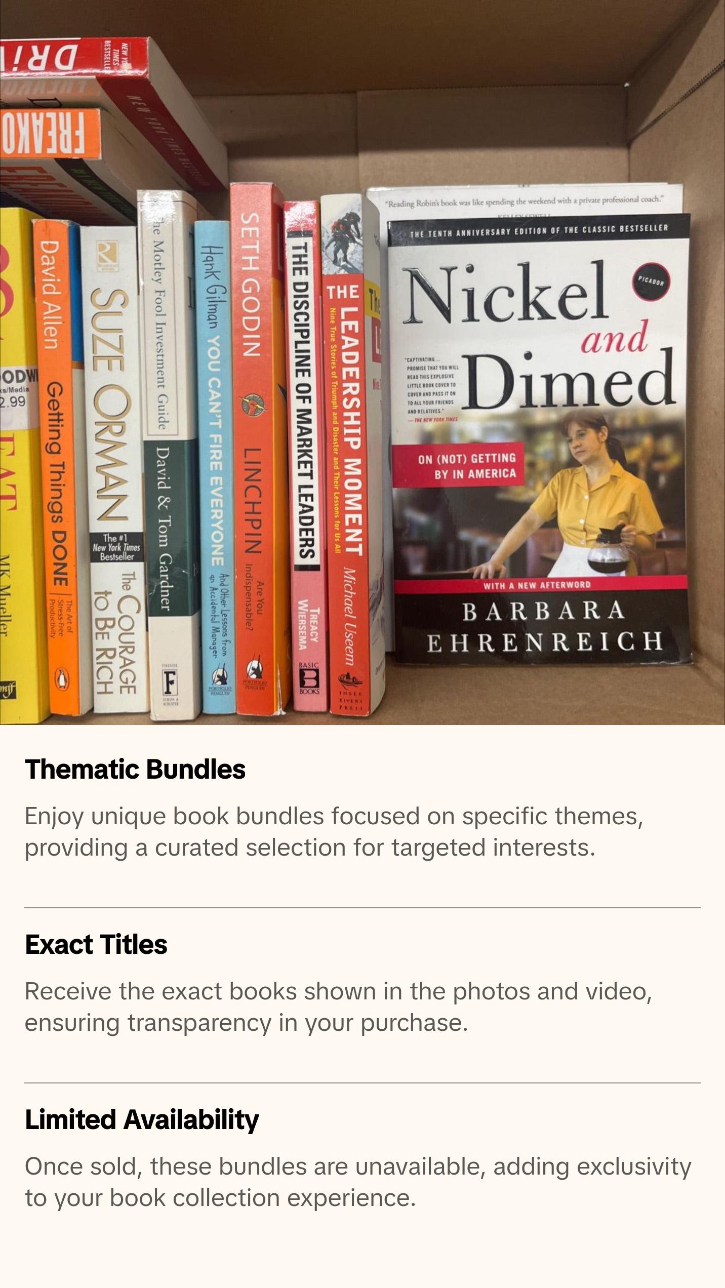 Paperback Business Book Bundle  22 books