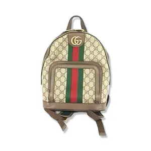 Pre-owned GUCCI Supreme Canvas Backpacks Ophidia Backpack G1201