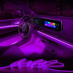 Truck Stuff Decoration USB Powered Car Interior LED Light Car Accessories Car Electronics Multiple Color Modes 5M Fiber Ambient Light Car Interior Decorative Light Magic Light Tape Magical Decor Lighting Accessory Ambientlightingcar