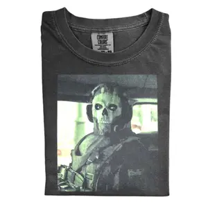 The Call Of Duty Modern Warfare 2 Ghost Stare Meme Comfort Color Shirt, Gift for Men, Vintage Horror Shirt, Gift for Women, Crew Neck T-shirt, Trending T-shirt