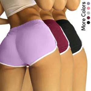 Women's 3-Piece Athletic Shorts Set - 4-Way Stretch Breathable Training Shorts - Lightweight Quick-Drying Yoga Running Shorts for Summer Fitness Essential
