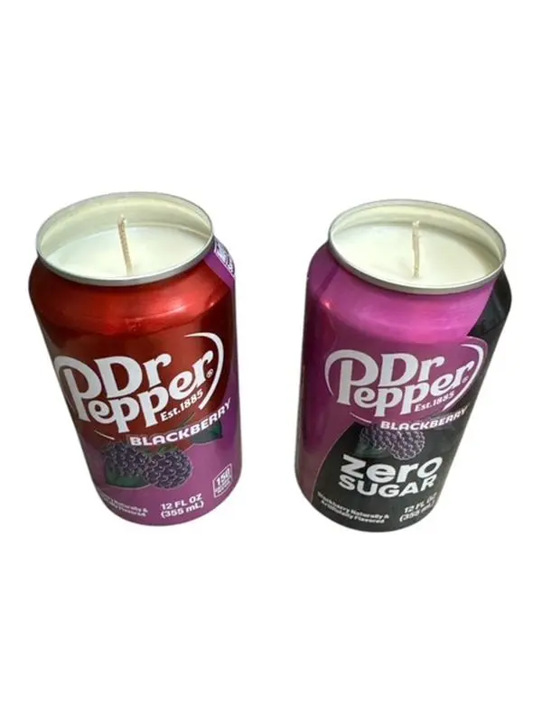 Vineyard Candle Co Blackberry Dr Pepper Scented Soy Wax Candle 12oz - Hand, Glass Ornaments Freshener Decor Gift Decoration Perfume