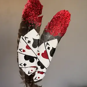 Vegas Cowboy Hat Feather for Western Rodeo Cowgirl