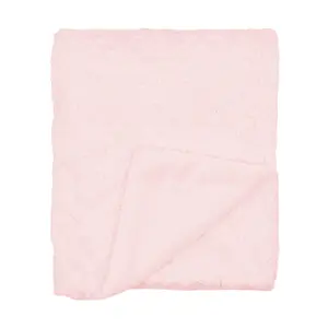 EVERYDAY KIDS Pink Baby Fleece Blanket - 30" by 40" - Super Soft, Plush, Warm and Comfortable
