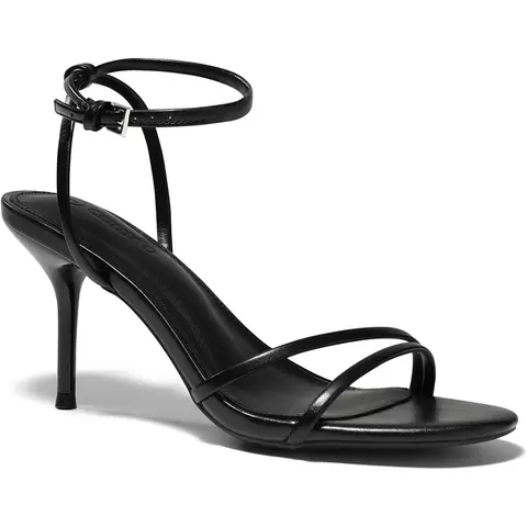 Coutgo Womens Strappy High Heels Open Almond Toe Dress Shoes Ankle Strap Summer Heeled Sandals tiktokshopbacktoschool