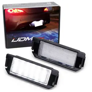 Hyundai Veloster 2011-2017, Genesis Coupe 2009-2016, Kia Soul 2009-2019, 3W Full LED License Plate Light Kit Powered by 18-SMD Xenon White LED Diodes
