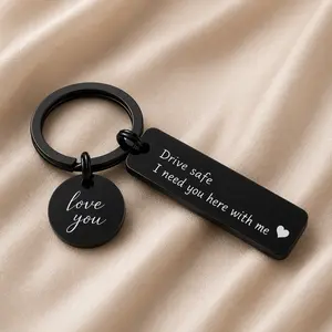 Drive Safe Keychain Gift for Boyfriend & Girlfriend | Romantic Couple Gift