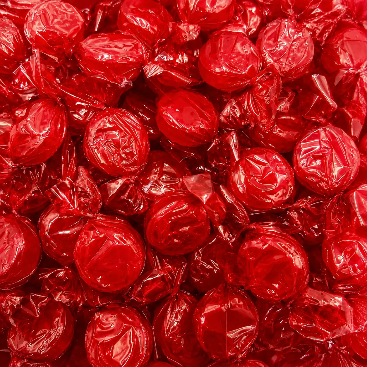 Cinnamon Hard Candy Discs 1 Lb Bag - Old Fashioned Candy, Individually Wrapped - Perfect For Halloween Parties & Goodie Bags Sweet Bonbon Snack