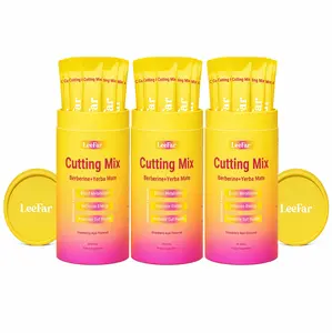 3 Piece LeeFar Cutting Drink Mix LM–| Strawberry Açaí Flavor – 30 Servings