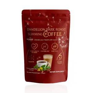 Dandelion Joy Coffee with Dandelion Root Caffeine-Free Beverage Organic 40g 20 Sachets Promotes Digestion & Detoxifies Liver Sugar Drink Premium Mushroom Arabica Coffee Blend