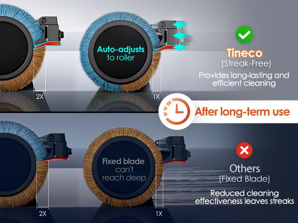 Tineco Floor ONE S9 Master Wet Dry Vacuum Cleaner, ThermoBlast Tech & Hot Water Vacuum Mop, 23kPa Suction, 65 Min Runtime, 185°F Flashdry, 3.9inch Ultra-Slim Stretch Mop