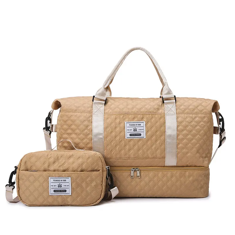 Khaki color (big bag+small bag) set