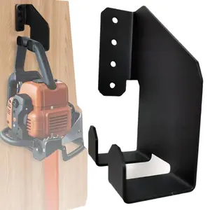 Iron Chain Saw Hanger Home Metal Storage Rack Wall Mounted Organizer Wall Mount Compatible