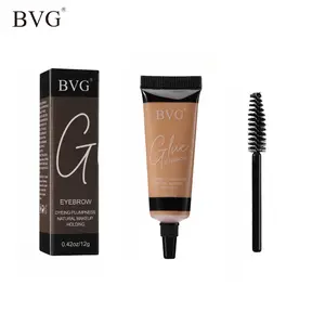 BVG Six-Color Soft Tube Eyebrow Dye Set Waterproof Long-Lasting Wild Style Smudge-Proof with Brush 0.42oz/12g