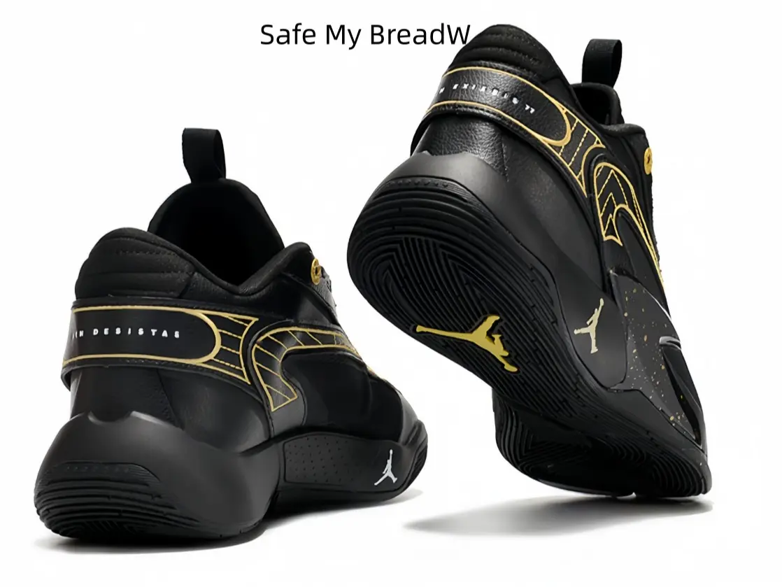 Shock-absorbing segmented midsole sneaker, this cushioned athletic shoe eases knee impact while jumping high