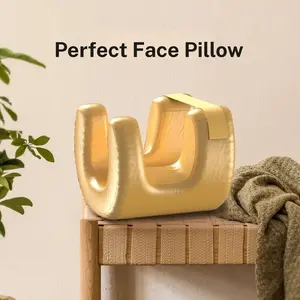 Perfect Face Pillow Anti-wrinkle Pillow for Youthful Skin, Beauty Pillow, Reduces Fine Lines While Sleeping Flawless White Satin Pillowcase! Beauty Sleep, Anti-wrinkle and Anti-aging, Back Sleeper