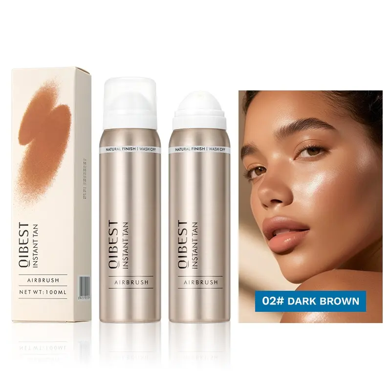 Instant Bronzer Spray, Sunless Tanner, No Sun Needed, Natural Copper Tone, Non-Greasy, Moisturizing, Easy to Apply, Suitable for All Skin Types