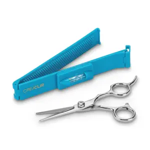 Original CreaClip Bangs & Scissors Hair Cutting Tool for Women - As seen on Shark Tank - Hair Cutting Guide for any Bangs & Trims