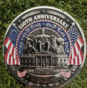 250th Anniversary of America Challenge Coin 1776-2026 | Limited Edition Patriotic Collectible