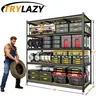 TryLazy 5-Tier Adjustable Metal Shelving Unit - Heavy Duty Storage Rack for Garage, Warehouse, Pantry, Kitchen Organizer