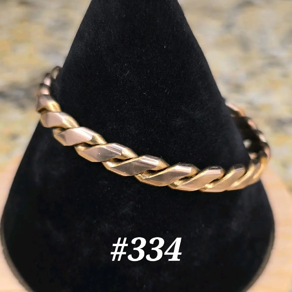 #334 Silicon Bronze 5 5/8" x 1/4" Cuff Bracelet Handmade Artisan Jewelry Unisex Gift Ready Open Cuff Design Comfortable Daily Wear