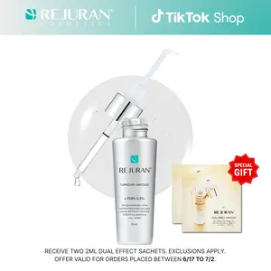 REJURAN Turnover Ampoule, c-PDRN - Anti-Aging Face Serum for Firmness, Radiance, Youthful Skin, Korean Skin Care (1.01 fl oz)
